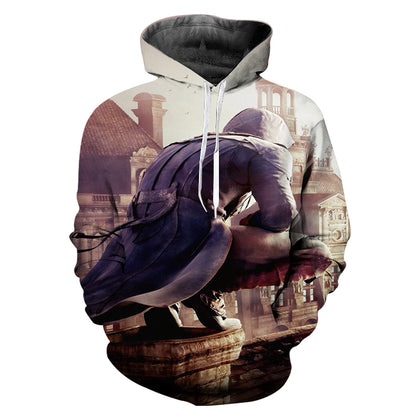 Assassins Creed Hoodies  Streetwear Hooded Sweatshirt